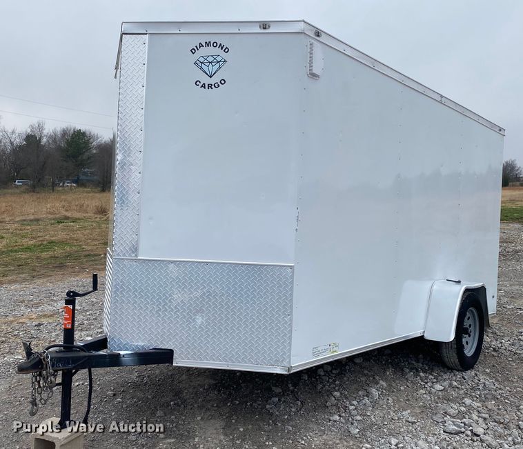 image for item JN9129 2019 Diamond  enclosed cargo trailer