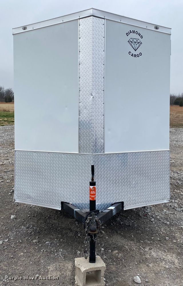 image for item JN9129 2019 Diamond  enclosed cargo trailer