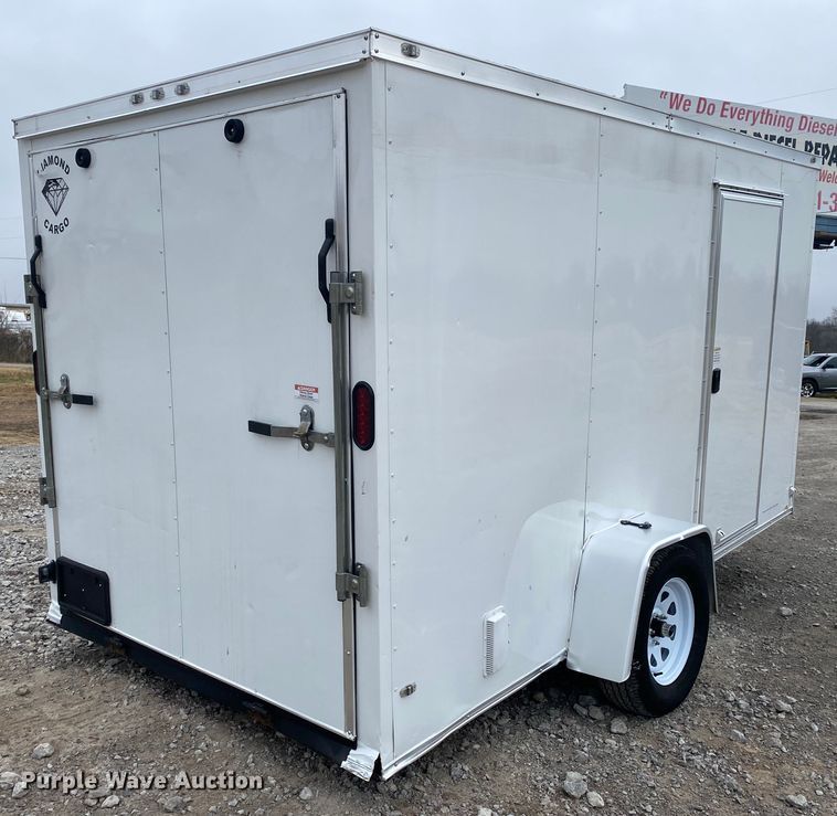 image for item JN9129 2019 Diamond  enclosed cargo trailer