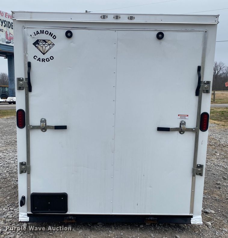 image for item JN9129 2019 Diamond  enclosed cargo trailer