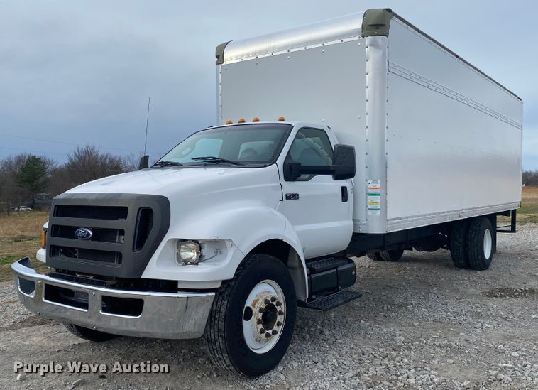 image for item JN9141 2012 Ford F750 Super Duty XL  box truck