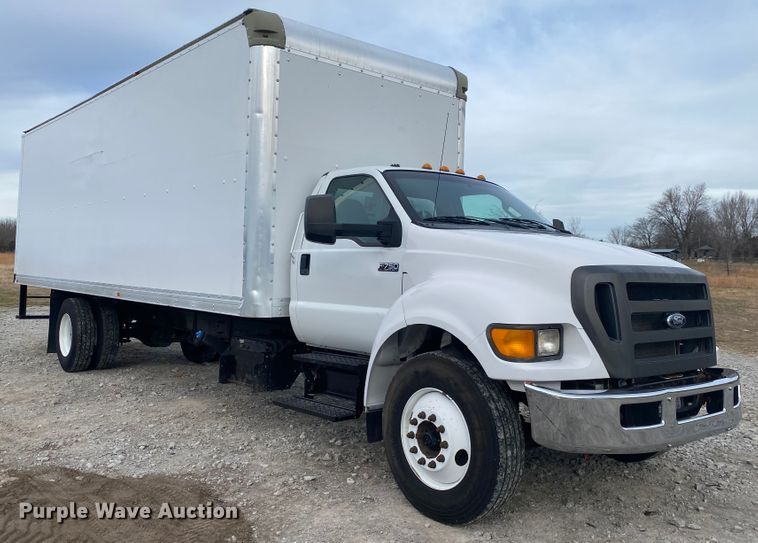 image for item JN9141 2012 Ford F750 Super Duty XL  box truck