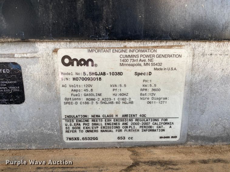 image for item JN9150 2008 Newmar X-Aire  toy hauler camper