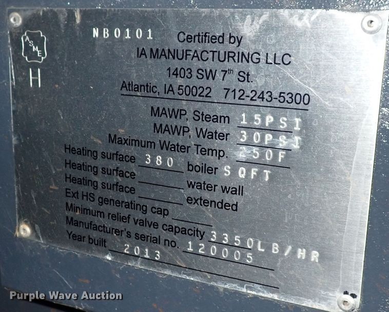 image for item JU9058 LES HF5-75  boiler