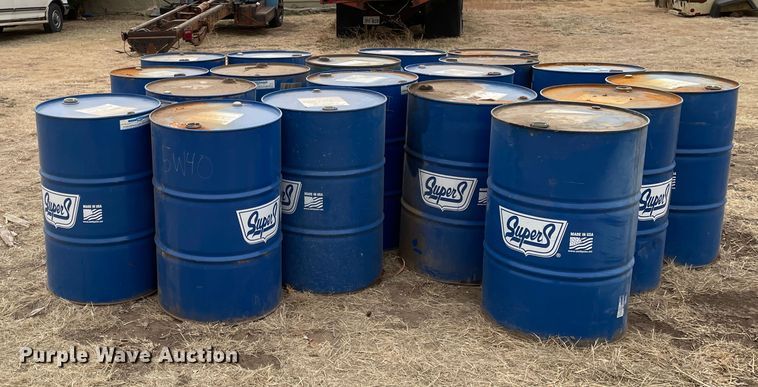 image for item JX9880 Approximately 34 steel drums