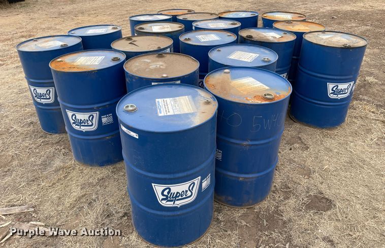 image for item JX9880 Approximately 34 steel drums