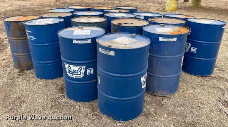 image for item JX9880 Approximately 34 steel drums