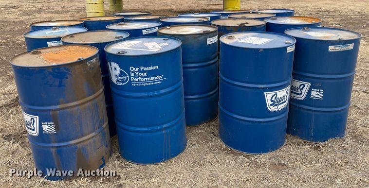 image for item JX9880 Approximately 34 steel drums