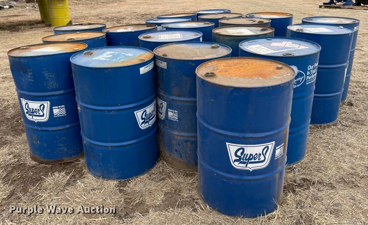 image for item JX9880 Approximately 34 steel drums