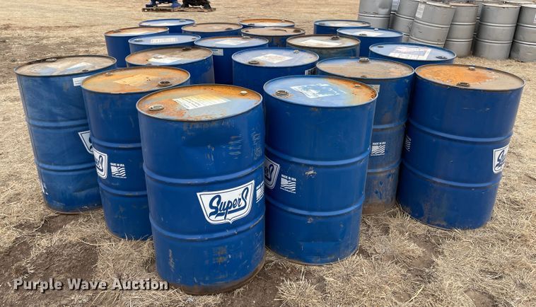 image for item JX9880 Approximately 34 steel drums