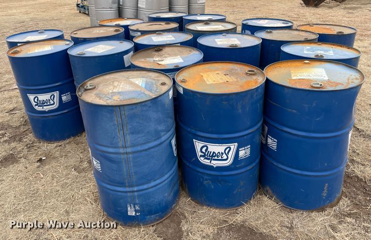 image for item JX9880 Approximately 34 steel drums