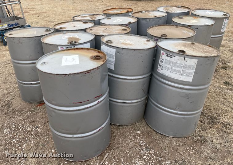 image for item JX9880 Approximately 34 steel drums