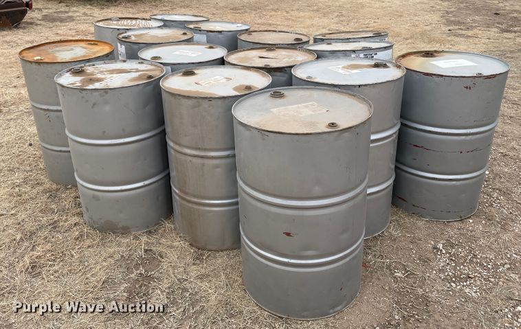 image for item JX9880 Approximately 34 steel drums