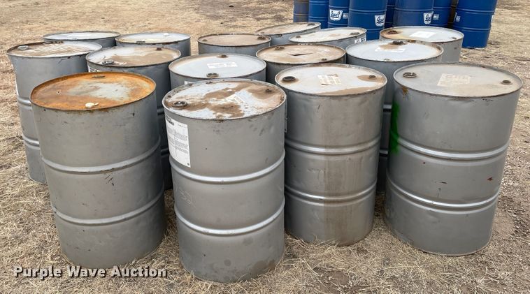 image for item JX9880 Approximately 34 steel drums