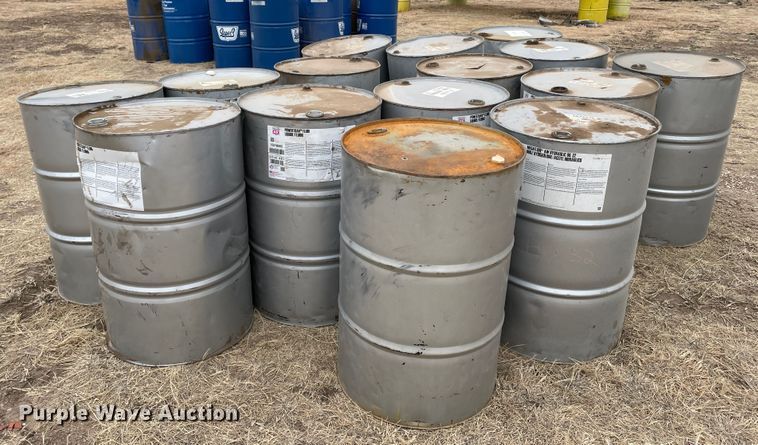 image for item JX9880 Approximately 34 steel drums