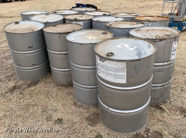 image for item JX9880 Approximately 34 steel drums