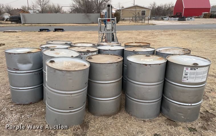 image for item JX9880 Approximately 34 steel drums