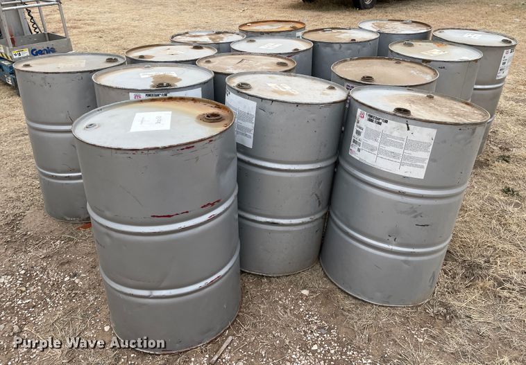 image for item JX9880 Approximately 34 steel drums