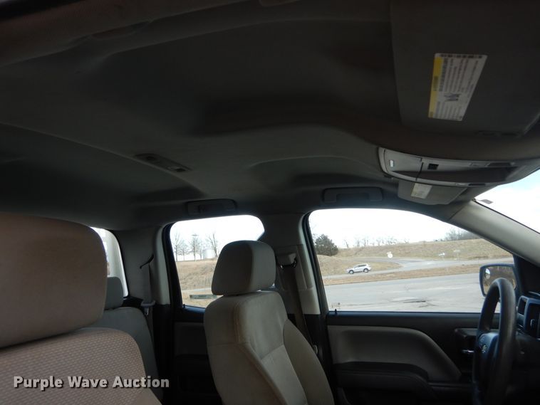 image for item KH9866 2015 Chevrolet Silverado 1500  Double Cab flatbed pickup truck