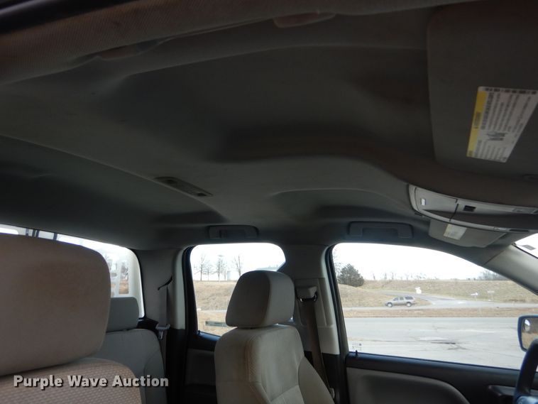 image for item KH9866 2015 Chevrolet Silverado 1500  Double Cab flatbed pickup truck