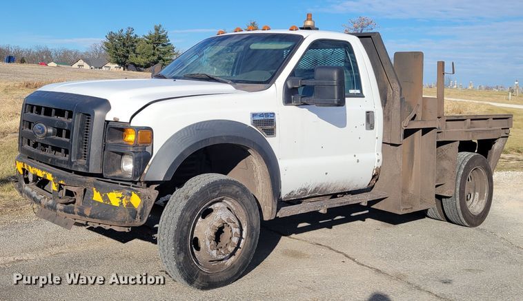 image for item KH9886 2008 Ford F450 Super Duty XL  flatbed truck