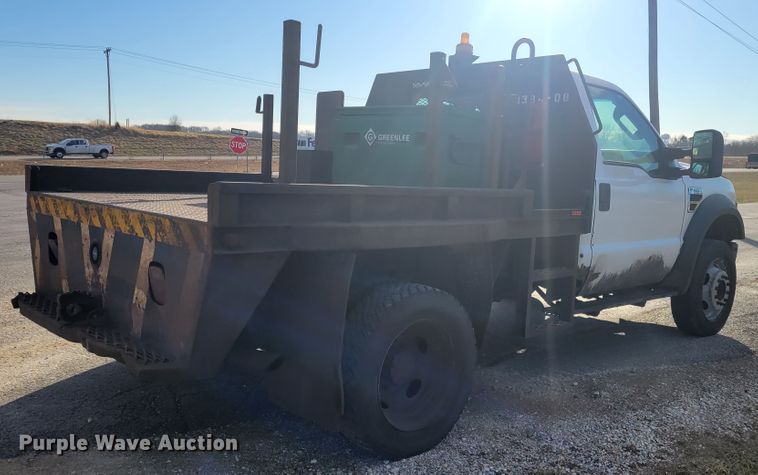 image for item KH9886 2008 Ford F450 Super Duty XL  flatbed truck