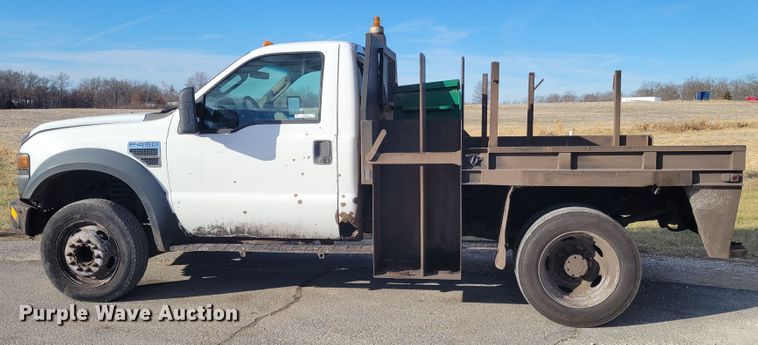image for item KH9886 2008 Ford F450 Super Duty XL  flatbed truck