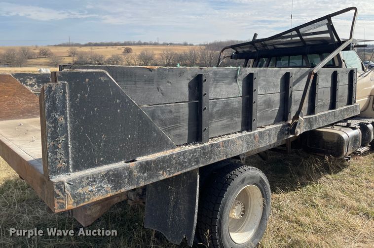 image for item KU9544 1992 GMC TopKick C5500  dump flatbed truck