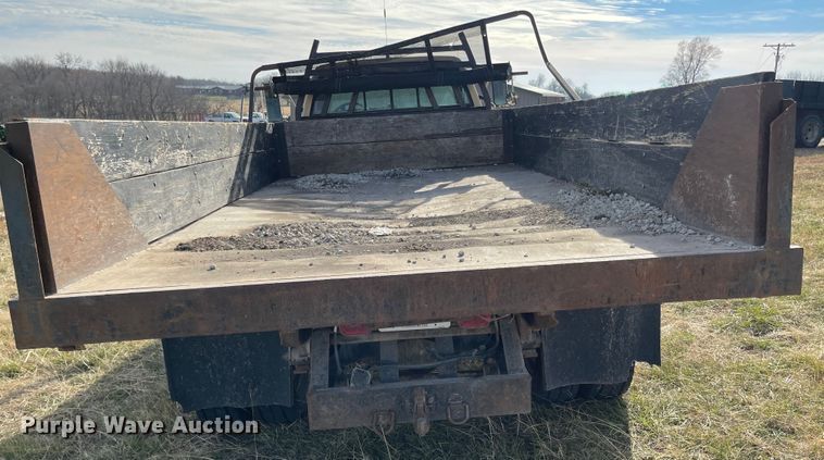 image for item KU9544 1992 GMC TopKick C5500  dump flatbed truck