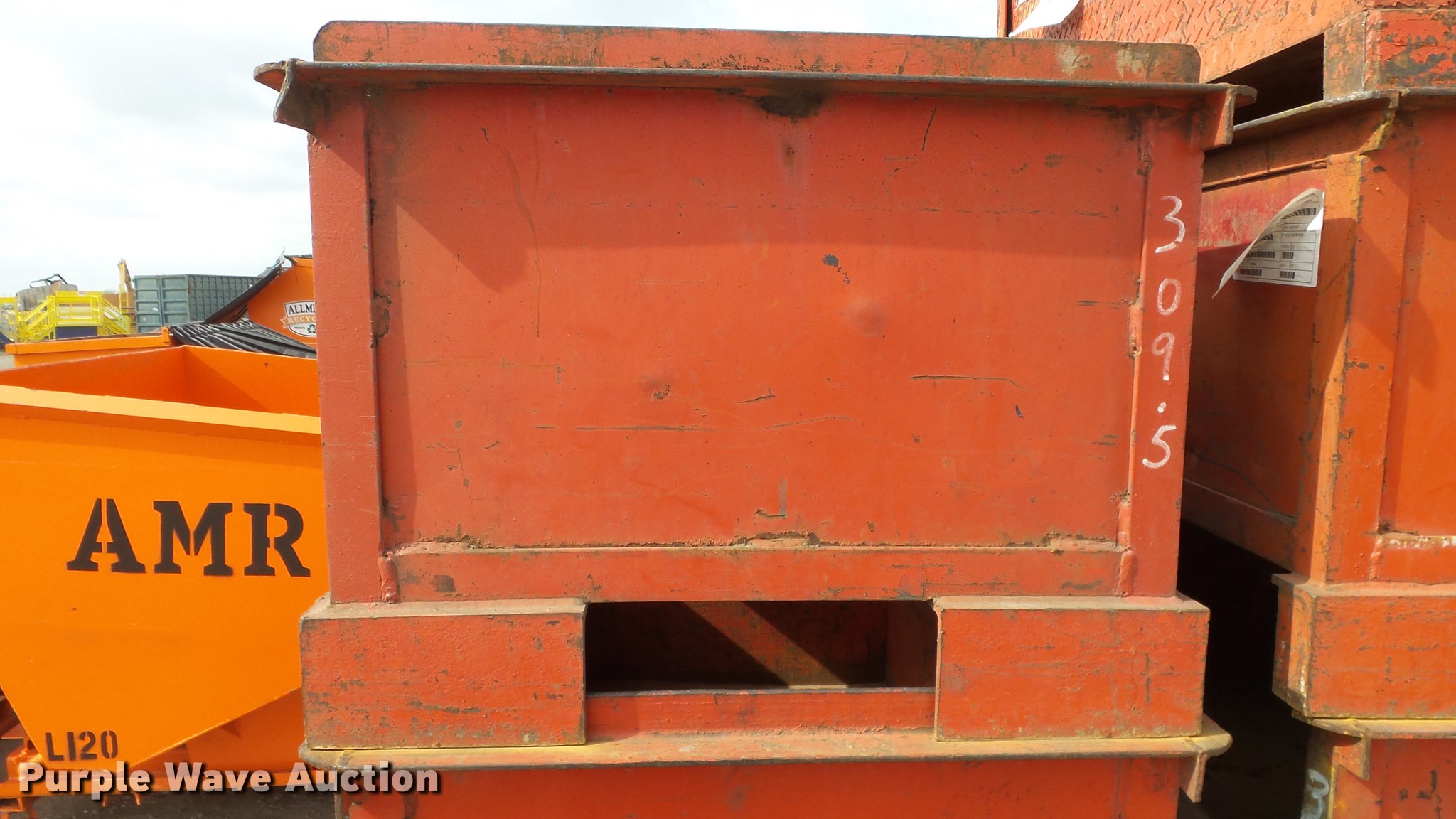 (10) steel storage bins in Wichita, KS Item IN9047 sold Purple Wave