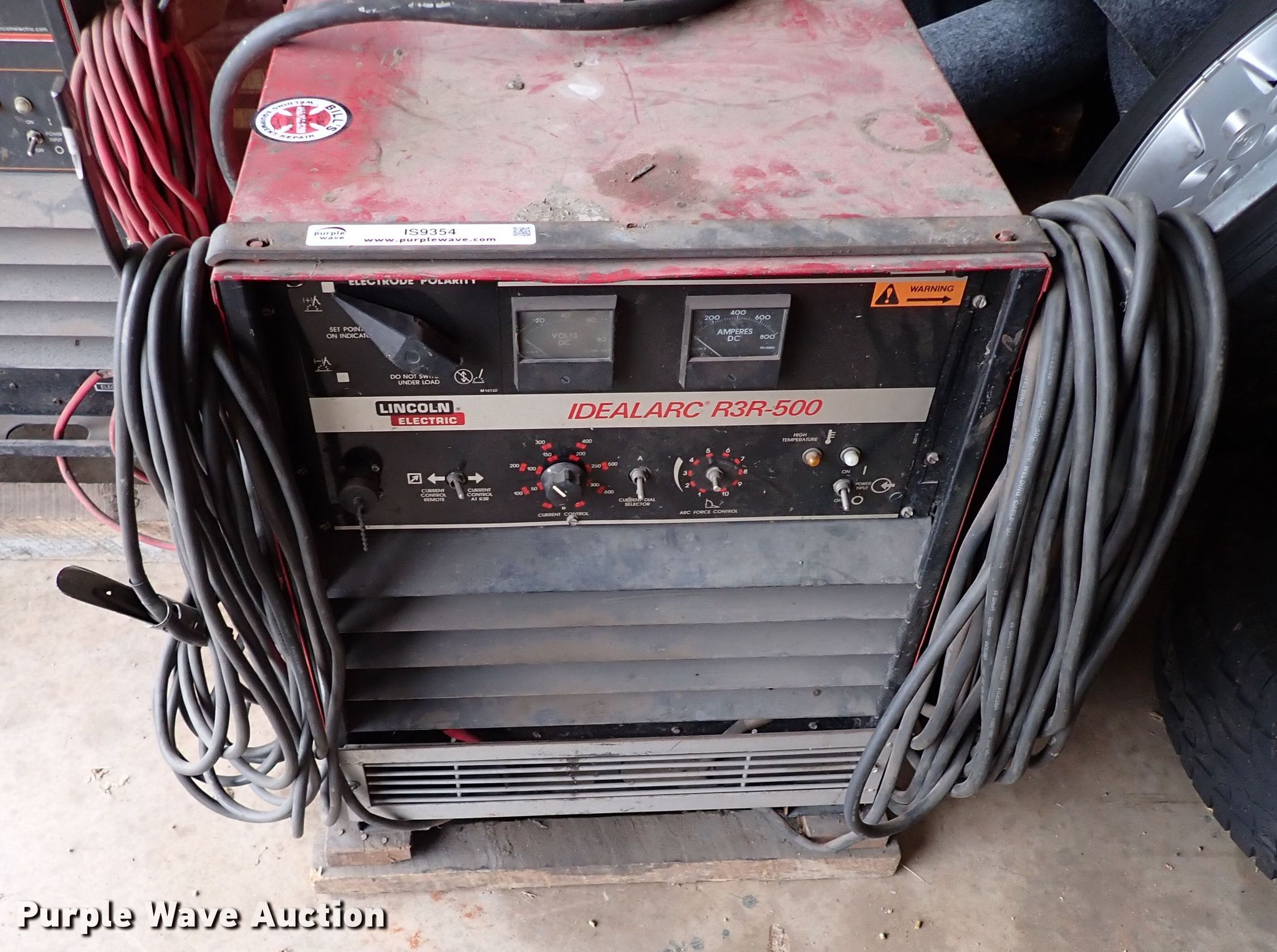 Lincoln Idealarc R3R500 welder in Oklahoma City, OK Item IS9354 sold