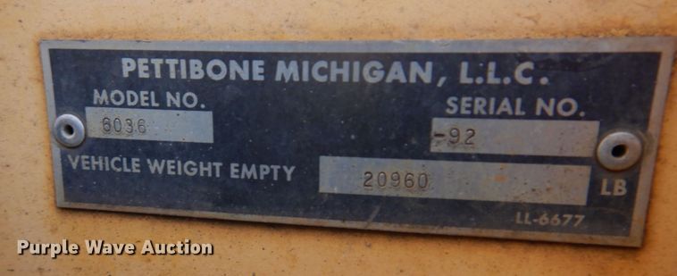 image for item DH8142 Pettibone F-636  telehandler