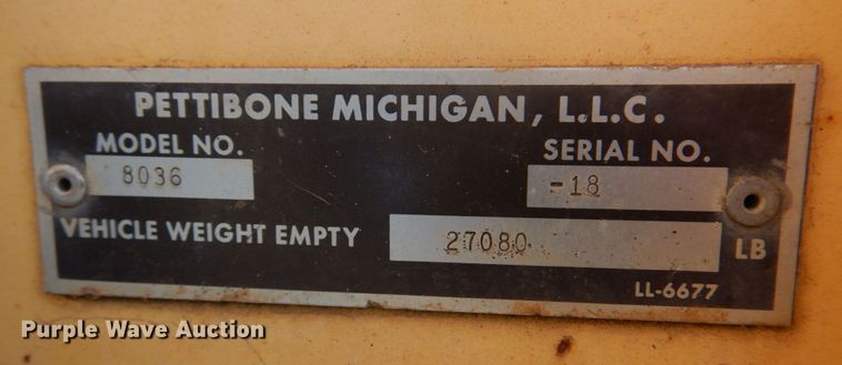 image for item DH8144 Pettibone 8036  telehandler