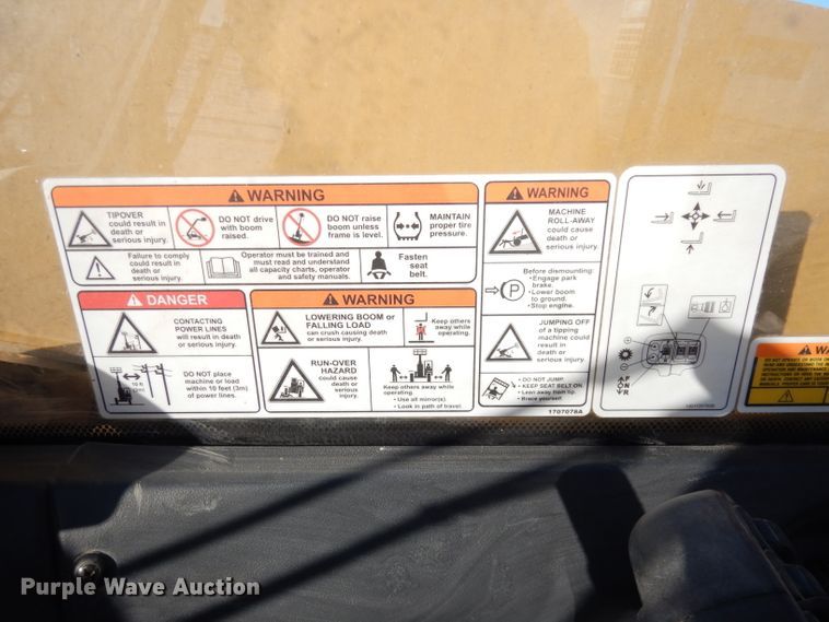 image for item DH8791 2014 Caterpillar TH407C  telehandler