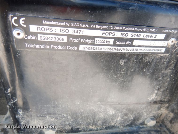 image for item DH8791 2014 Caterpillar TH407C  telehandler