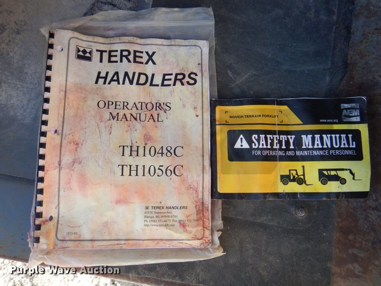 image for item DK8709 2005 Terex TH1056C  telehandler