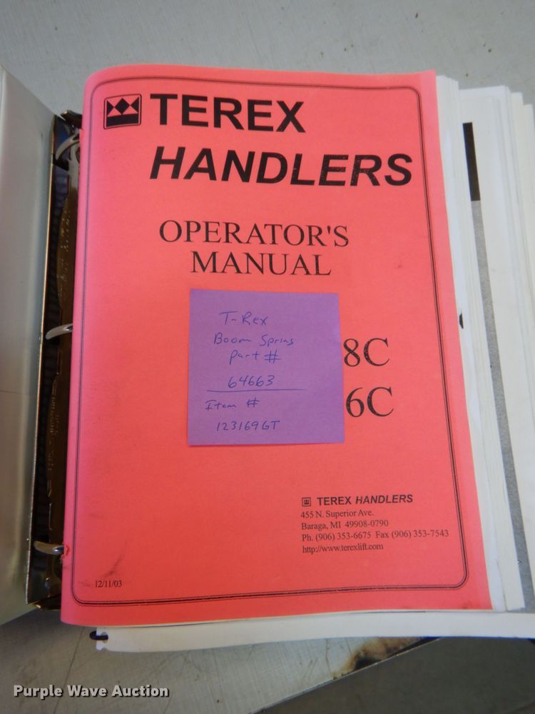 image for item DK8709 2005 Terex TH1056C  telehandler