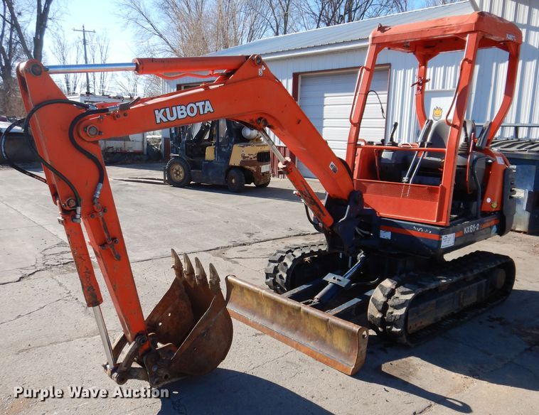 image for item DL5898 1998 Kubota KX61-2  mini excavator