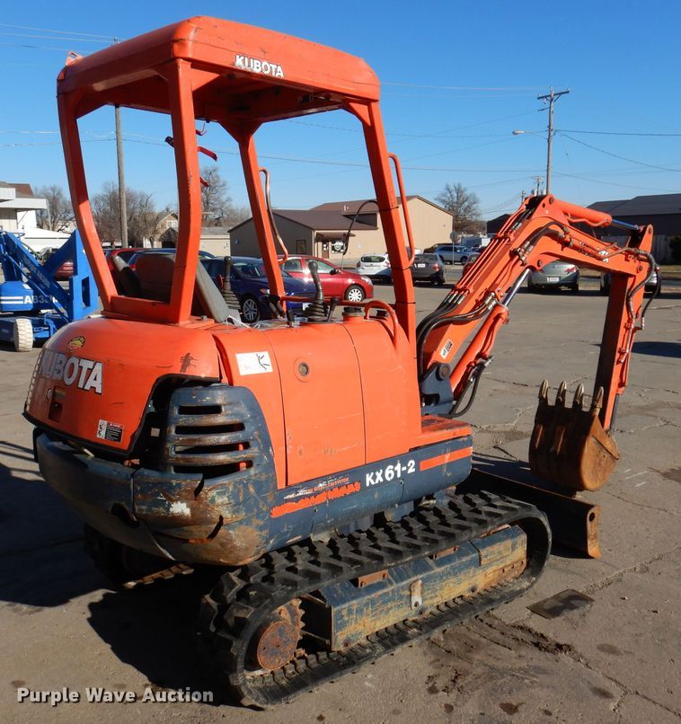 image for item DL5898 1998 Kubota KX61-2  mini excavator
