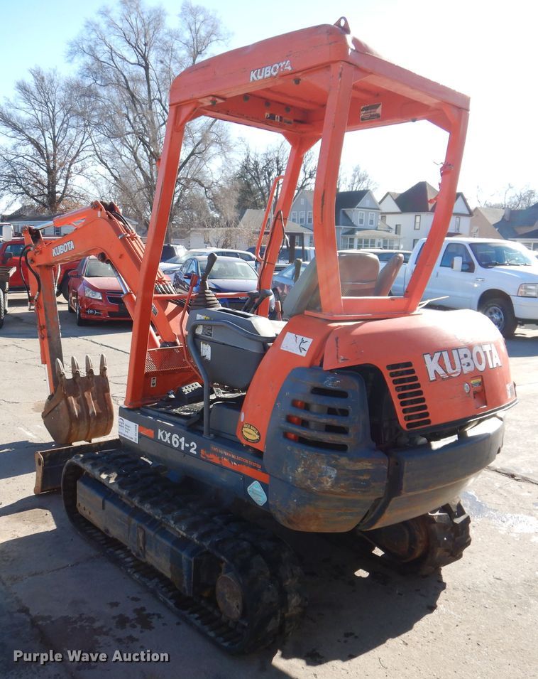 image for item DL5898 1998 Kubota KX61-2  mini excavator
