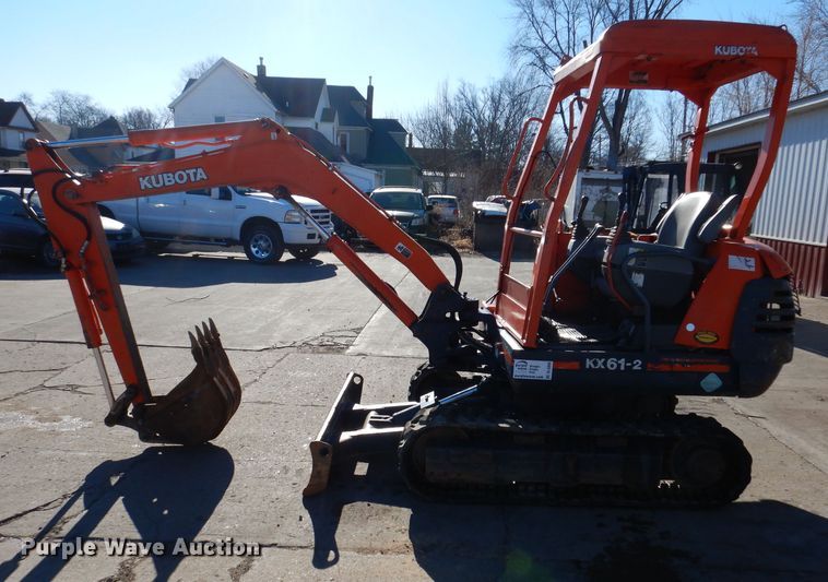 image for item DL5898 1998 Kubota KX61-2  mini excavator