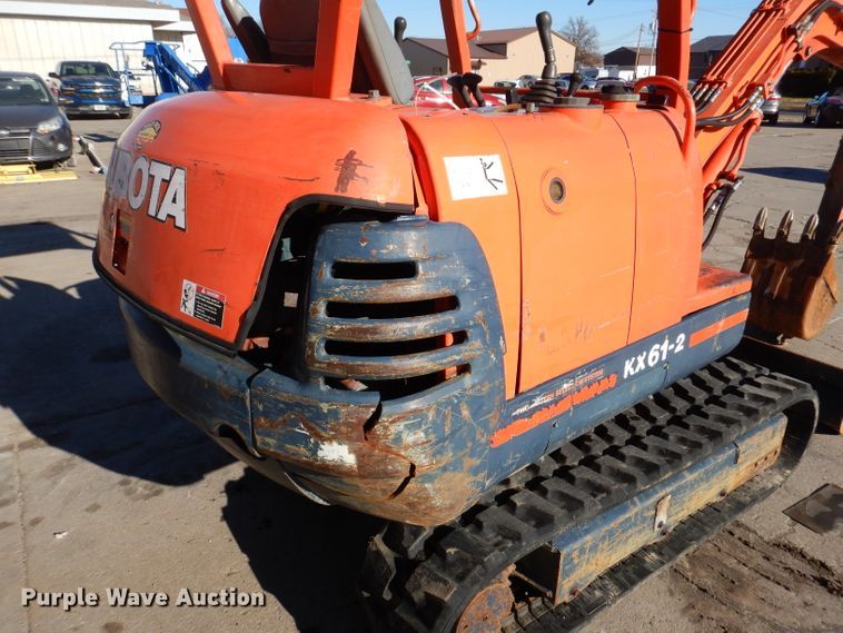 image for item DL5898 1998 Kubota KX61-2  mini excavator