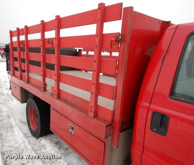 image for item DL5902 2005 Ford F450 Super Duty XL  flatbed truck