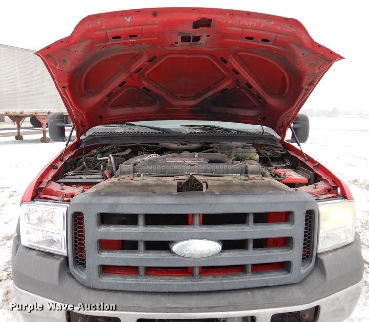 image for item DL5902 2005 Ford F450 Super Duty XL  flatbed truck