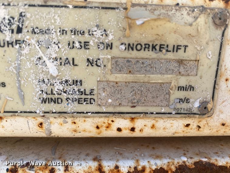 image for item DL6233 Snorkel TB-60DZ  boom lift