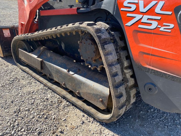 image for item DL6823 2017 Kubota SVL75-2  tracked skid steer loader