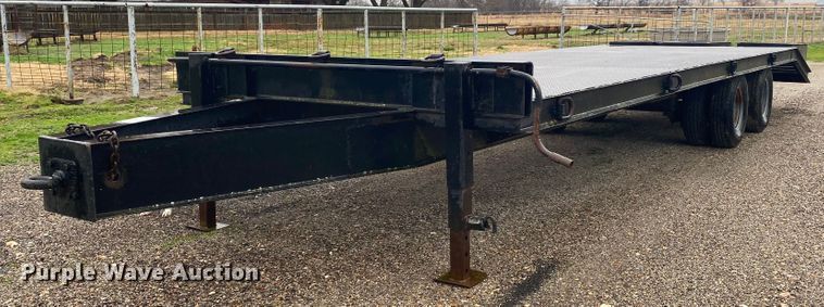 image for item DL6825 Shop built  equipment trailer