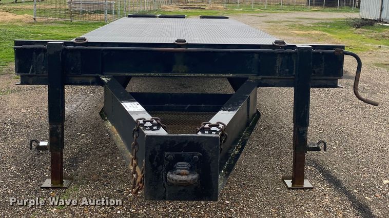 image for item DL6825 Shop built  equipment trailer