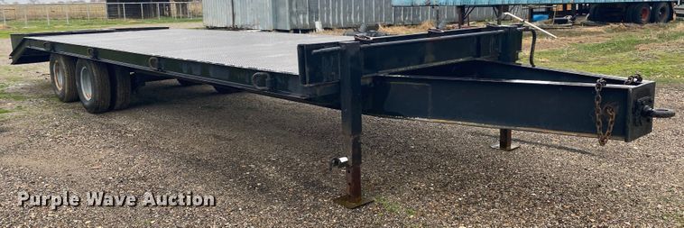 image for item DL6825 Shop built  equipment trailer