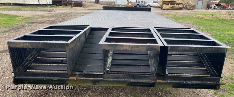 image for item DL6825 Shop built  equipment trailer